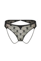 House Of Silk-Boleyn Ouvert Külot Siyah-Külot-1-Milagron.com