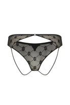 House Of Silk-Boleyn Ouvert Külot Siyah-Külot-2-Milagron.com