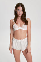 House Of Silk-Boleyn Toparlayıcı Tül Sütyen Beyaz-Sütyen-1-Milagron.com