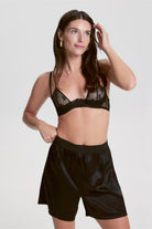 House Of Silk-Boleyn Toparlayıcı Tül Sütyen Siyah-Sütyen-7-Milagron.com