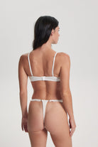 House Of Silk-Helen Fırfır Detaylı Tanga Beyaz-Tanga-3-Milagron.com