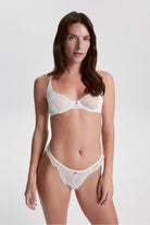 House Of Silk-Helen Fırfır Detaylı Tanga Beyaz-Tanga-4-Milagron.com