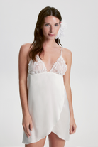 House Of Silk-İpek Rita Babydoll Beyaz-Gecelik-1-Milagron.com