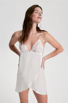 House Of Silk-İpek Rita Babydoll Beyaz-Gecelik-4-Milagron.com