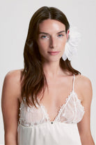 House Of Silk-İpek Rita Babydoll Beyaz-Gecelik-8-Milagron.com