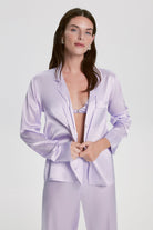 House Of Silk-Kişiselleştirilebilir İpek Florence Pijama Takımı Lila-Pijama Takımı-4-Milagron.com