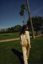 House Of Silk-Kişiselleştirilebilir İpek Florence Pijama Takımı Vanilya-Pijama Takımı-4-Milagron.com