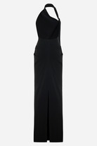 Asimetrik Drapeli Rayon Maxi Elbise - 1