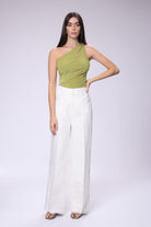 House of IKA-Düğümlü Tek Omuz Bluz-Bluz-4-Milagron.com