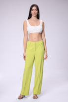 House of IKA-Düz Kesim Pantolon-Kumaş Pantolon-1-Milagron.com