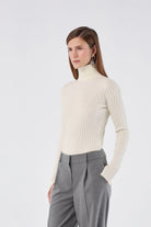 House of IKA-Merino Yün Boğazlı Kazak-Kazak & Triko-2-Milagron.com