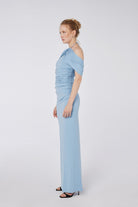 House of IKA-Omuz Detaylı Halter Yaka Elbise-Elbise-2-Milagron.com