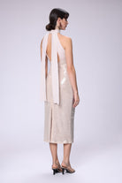 House of IKA-Payetli Straplez Elbise-Elbise-3-Milagron.com