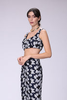 House of IKA-Siyah Beyaz Dantel Bluz-Bluz-2-Milagron.com