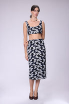 House of IKA-Siyah Beyaz Dantel Bluz-Bluz-4-Milagron.com