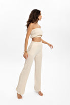 Husufi-Naturel Bürümcüklü Skinny Pantolon-Pantolon-4-Milagron.com