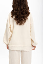 Husufi-Naturel Bürümcüklü Sweatshirt-Sweatshirts & Hoodies-6-Milagron.com