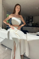 Husufi-Naturel Müslin Croptop-Top-2-Milagron.com