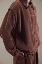 Deep Chocolate Velvet Sport-Chic Suit