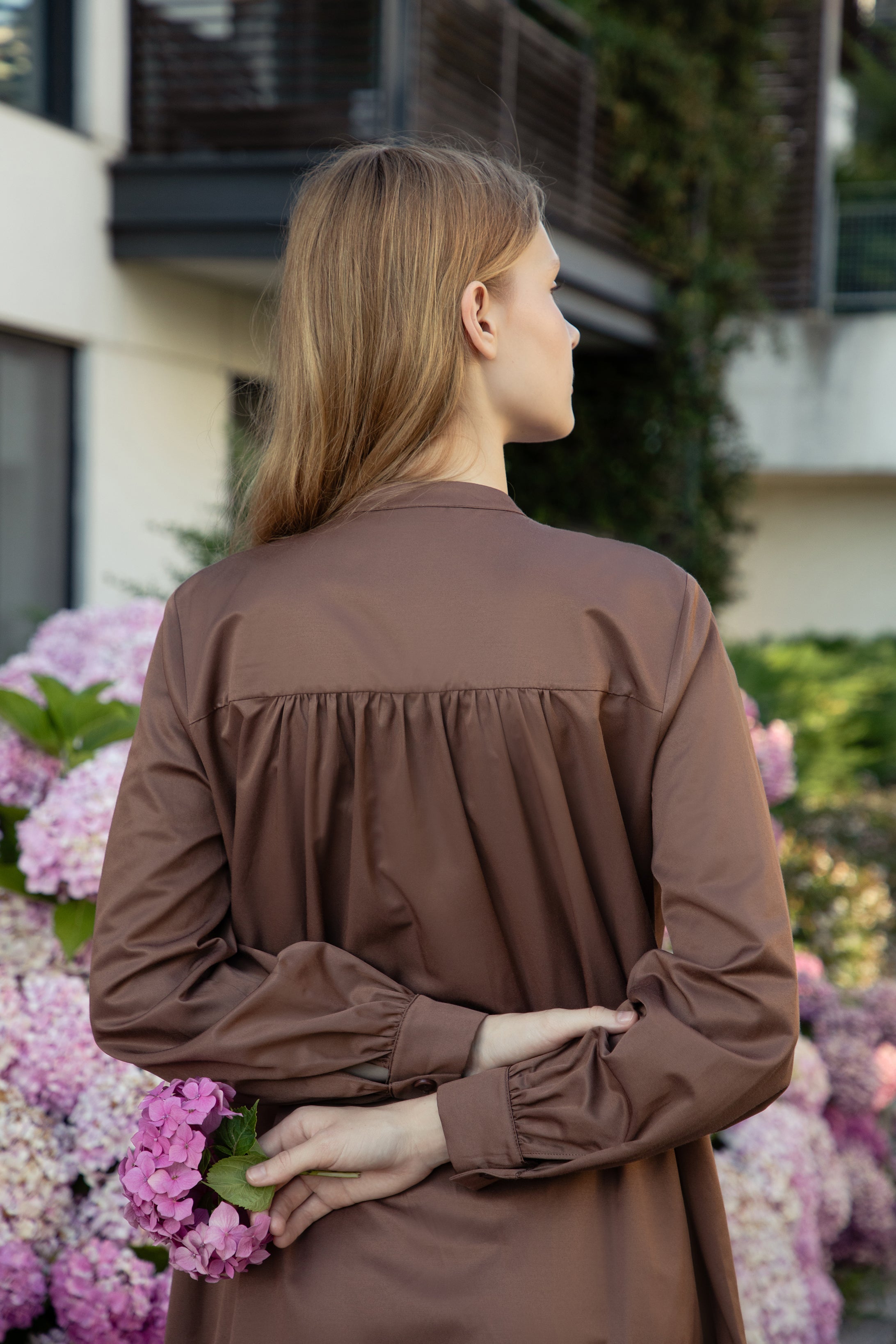 Irisa Brown Maxi Dress