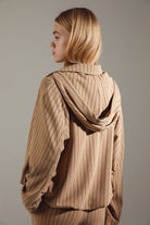 Sand-Tone Modal-Cotton Hooded Tracksuit