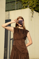 Bella Brown Maxi Dress