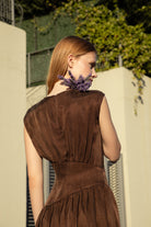 Bella Brown Maxi Dress