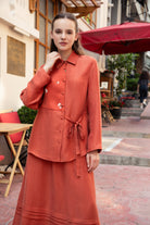 Sofia Shirt & Skirt Set