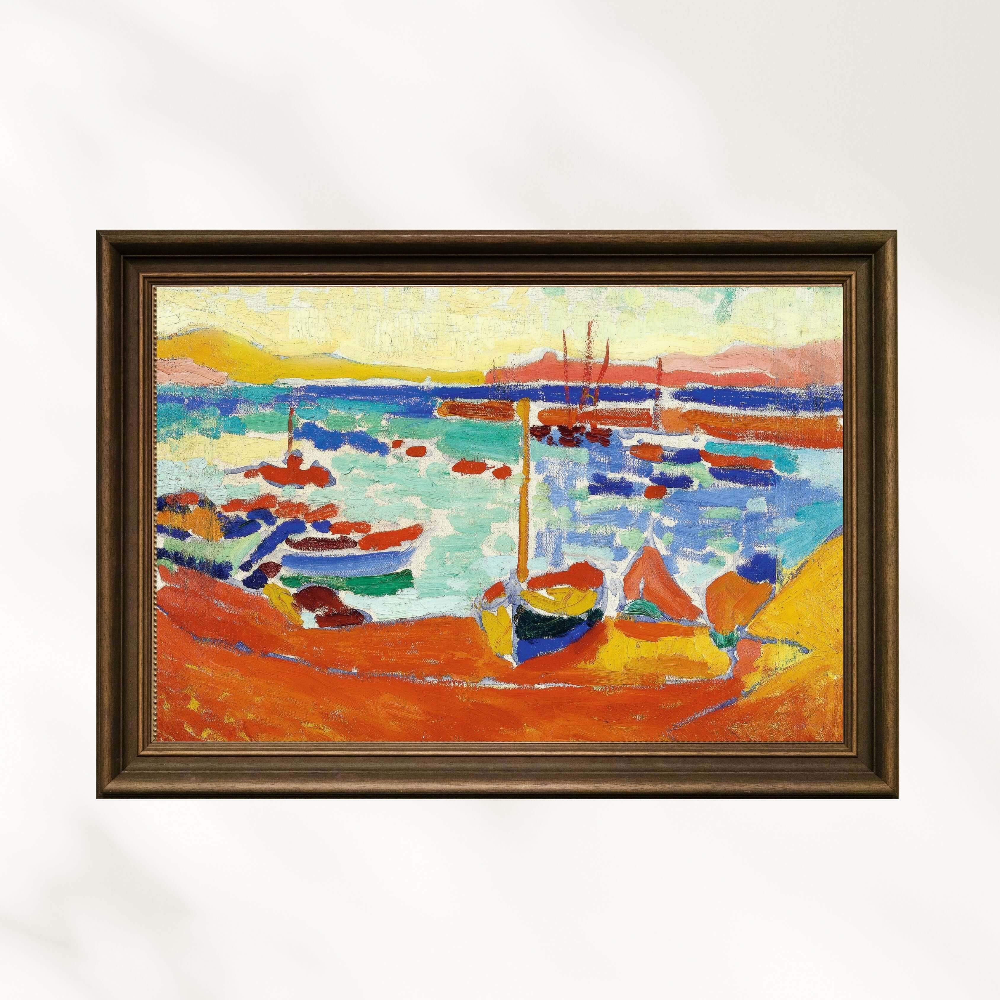André Derain - Collioure'Da Tekneler