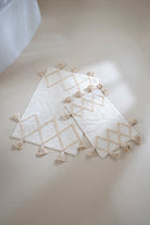 Irya-Agnes 2’li Takım Banyo Paspası %100 Pamuk 40x60 + 60x90 Ekru-Banyo Paspası-3-Milagron.com