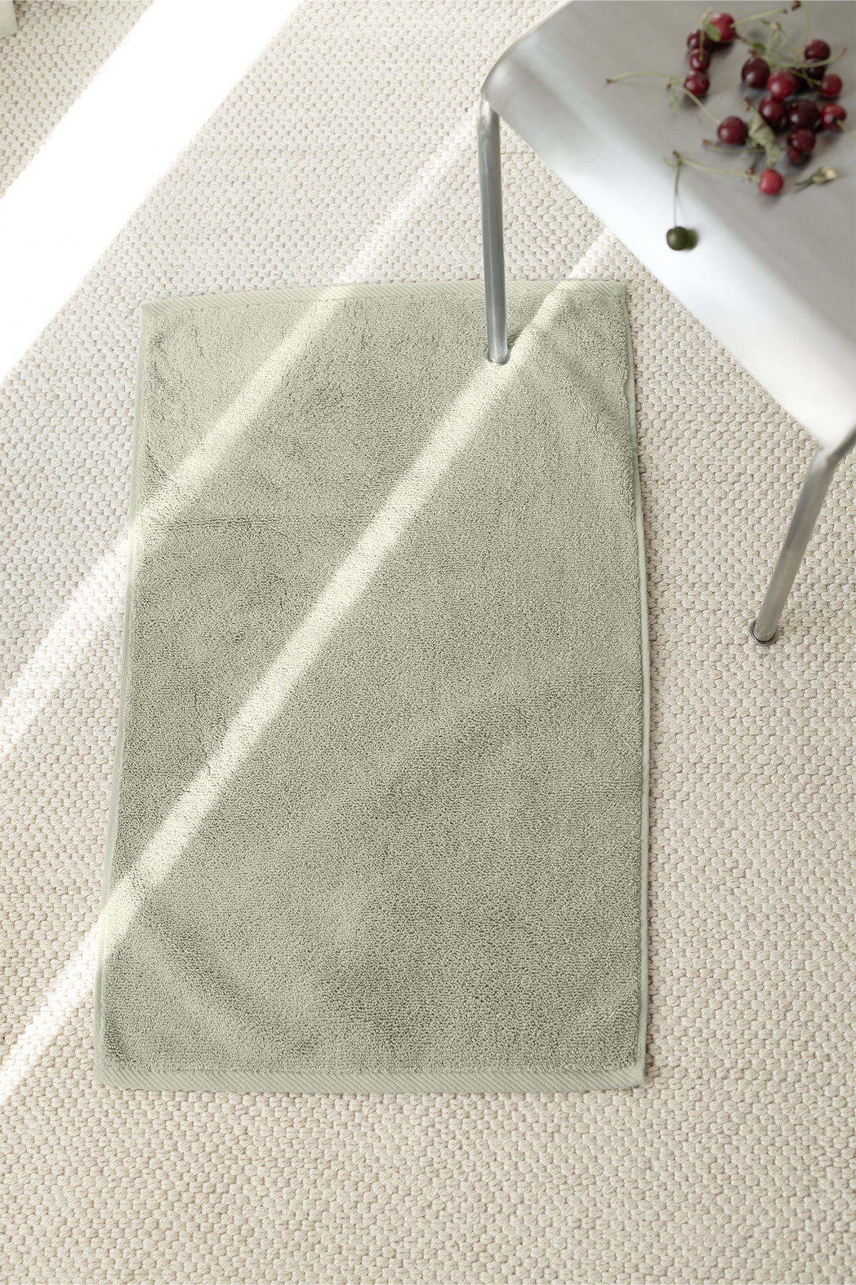 Irya-Alba Tekli Havlu Banyo Paspası 50x80 Mint-Banyo Paspası-1-Milagron.com