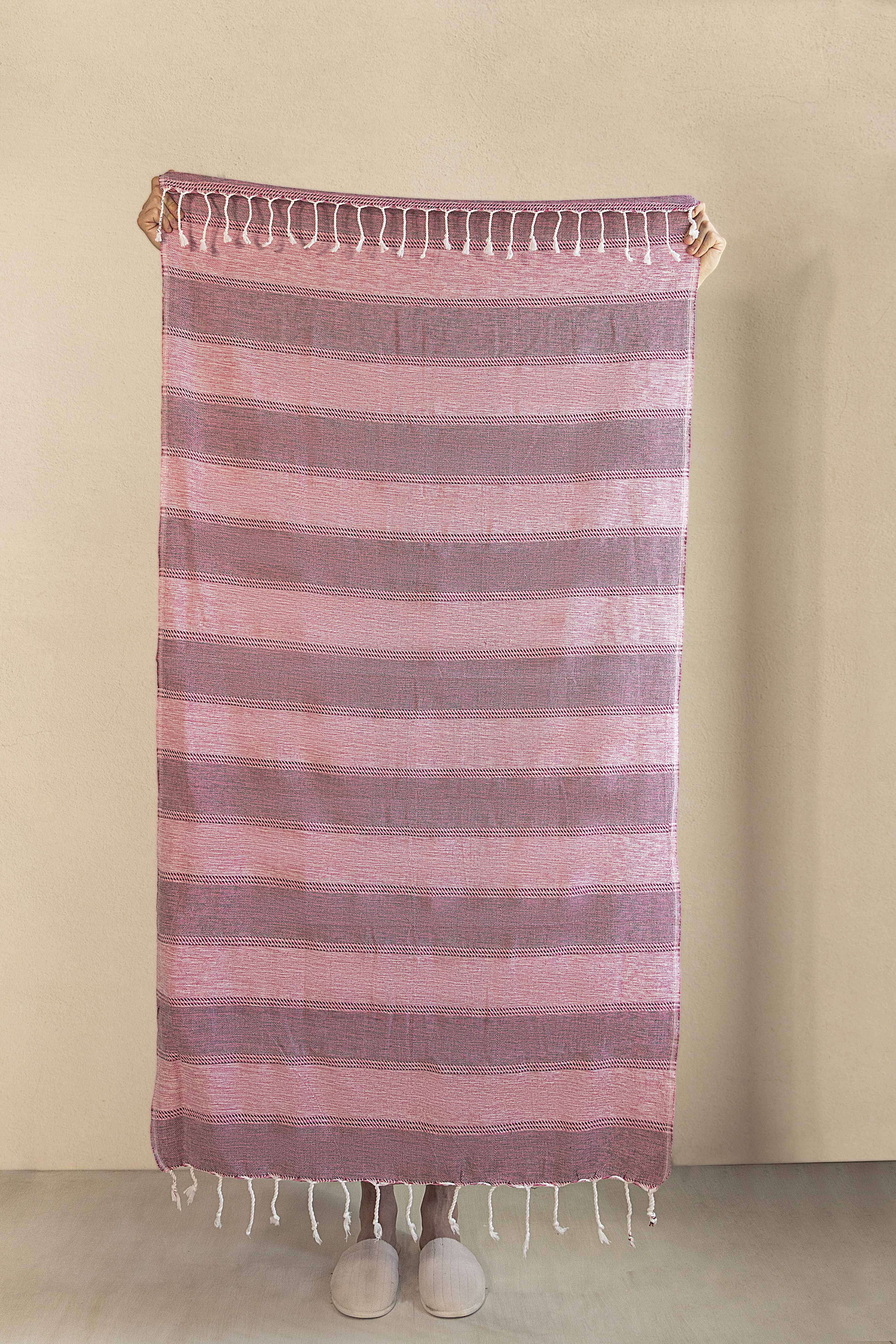 İRYA-Aleda Peştamal 90X170 Pembe-Havlu & Havlu Setleri-3-Milagron.com
