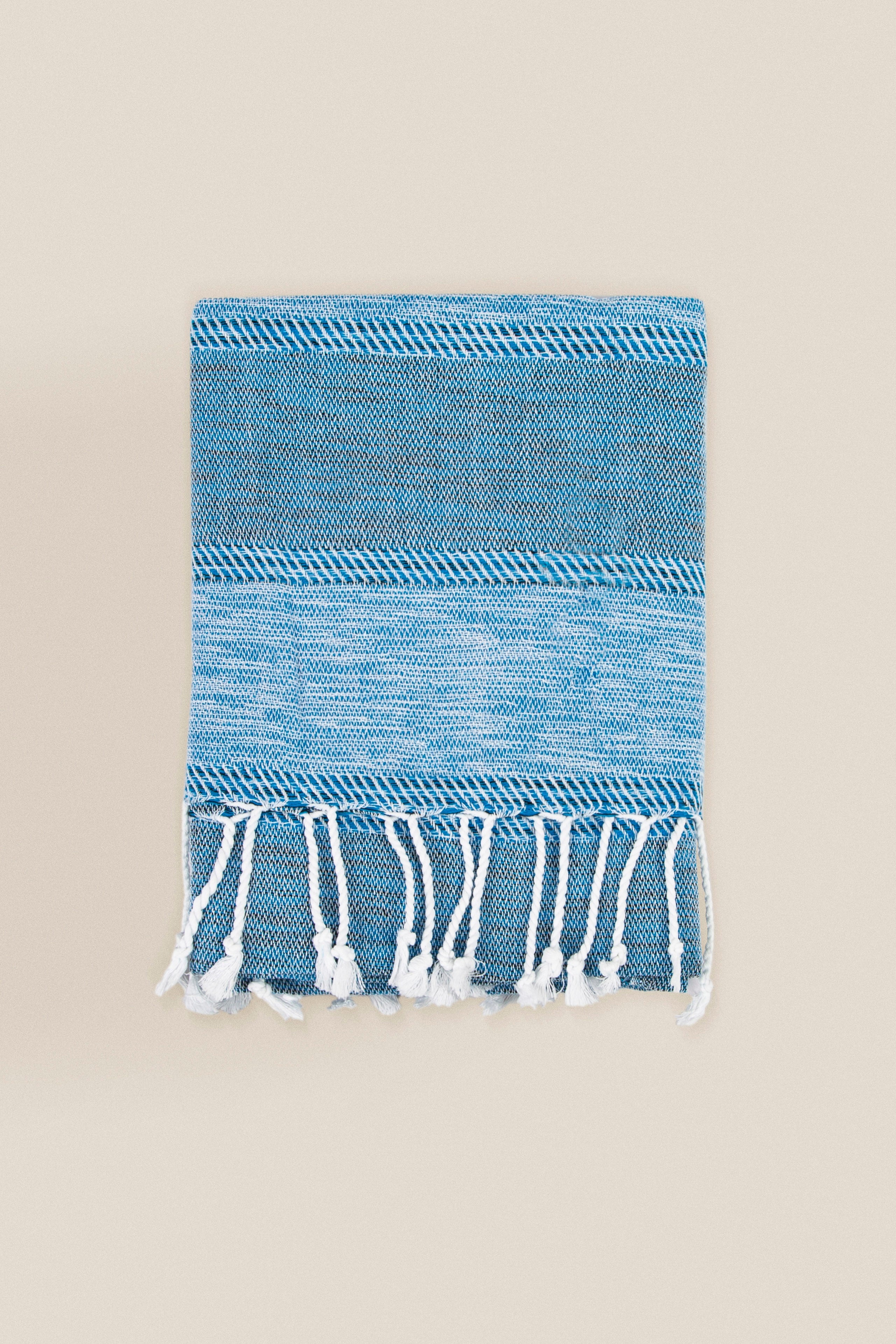 Irya-Aleda Peştamal 90x170 Mavi-Peştamal-2-Milagron.com