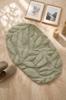 Allesi Tekli Banyo Paspası %100 Pamuk 50X80 Cm Yeşil