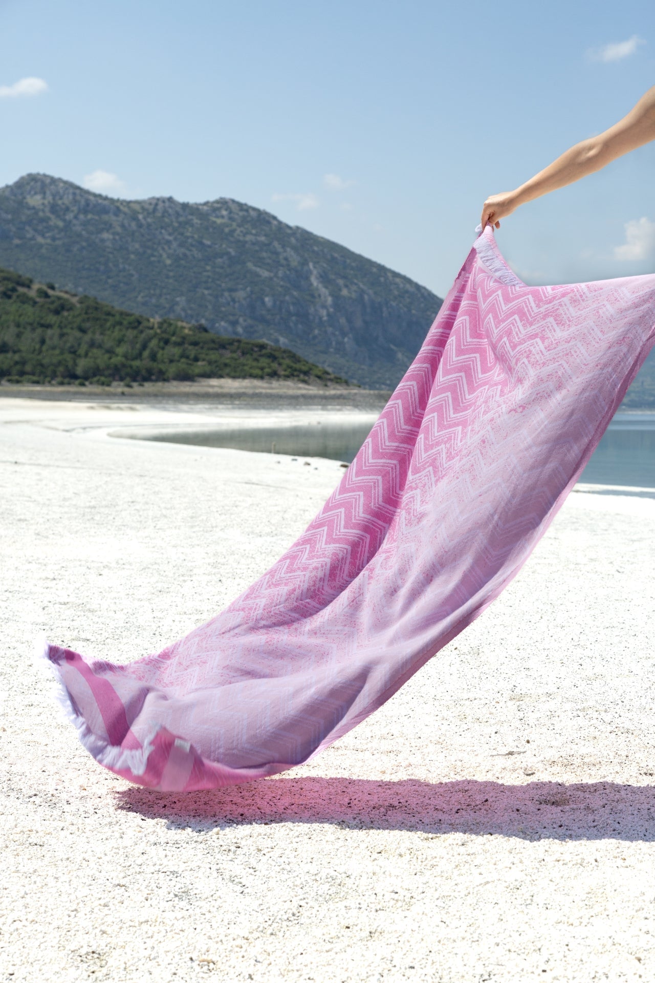 İRYA-Amara Peştamal 90X170 Pembe-Havlu & Havlu Setleri-2-Milagron.com