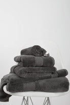 Irya-Aspen Yüz Havlusu 50x90 Cm Antrasit-Havlu-2-Milagron.com