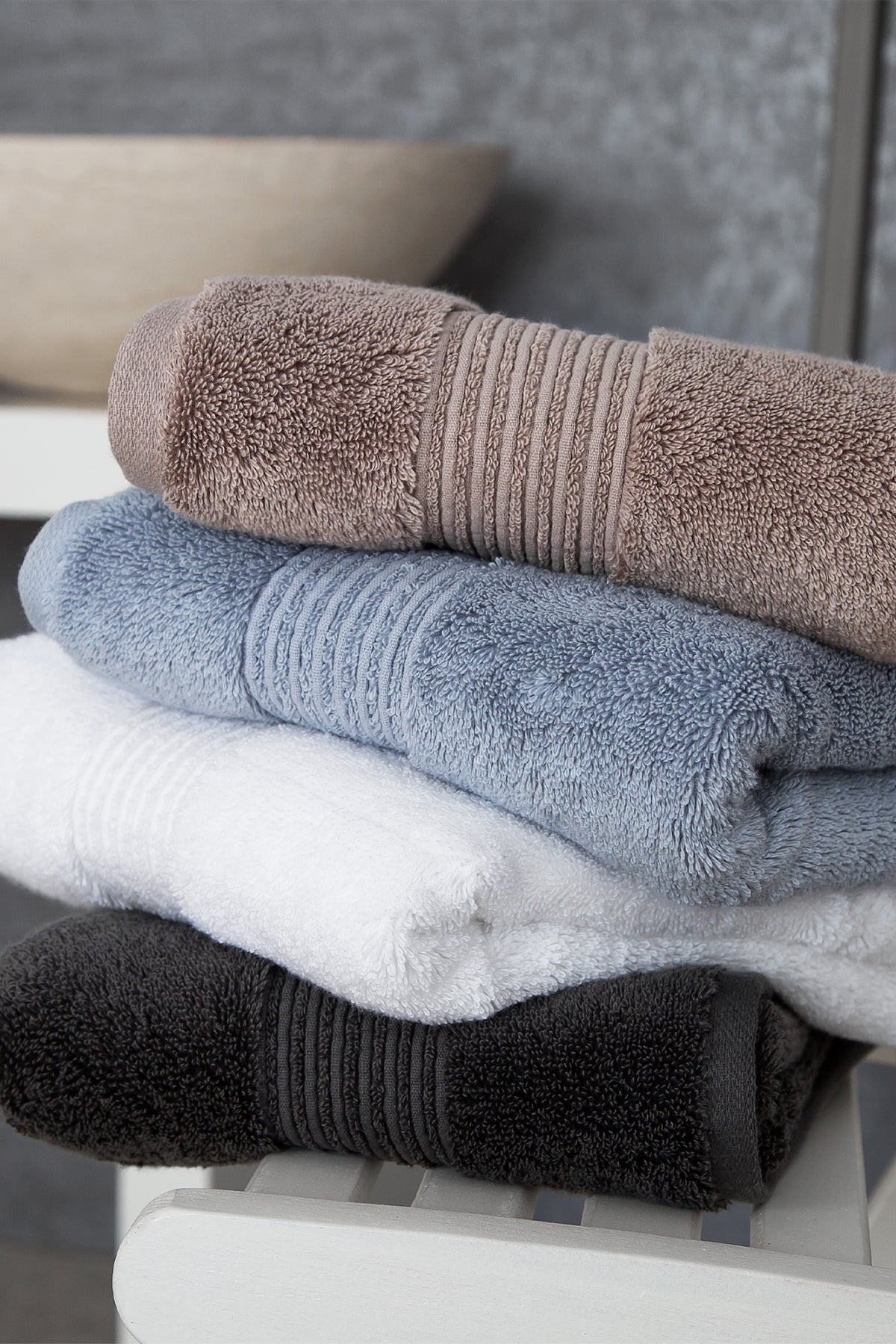 Irya-Aspen Yüz Havlusu 50x90 Cm Kahverengi-Havlu-5-Milagron.com