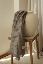 İRYA-Aura Waffle Havlu Gri 50X100-Havlu & Havlu Setleri-1-Milagron.com