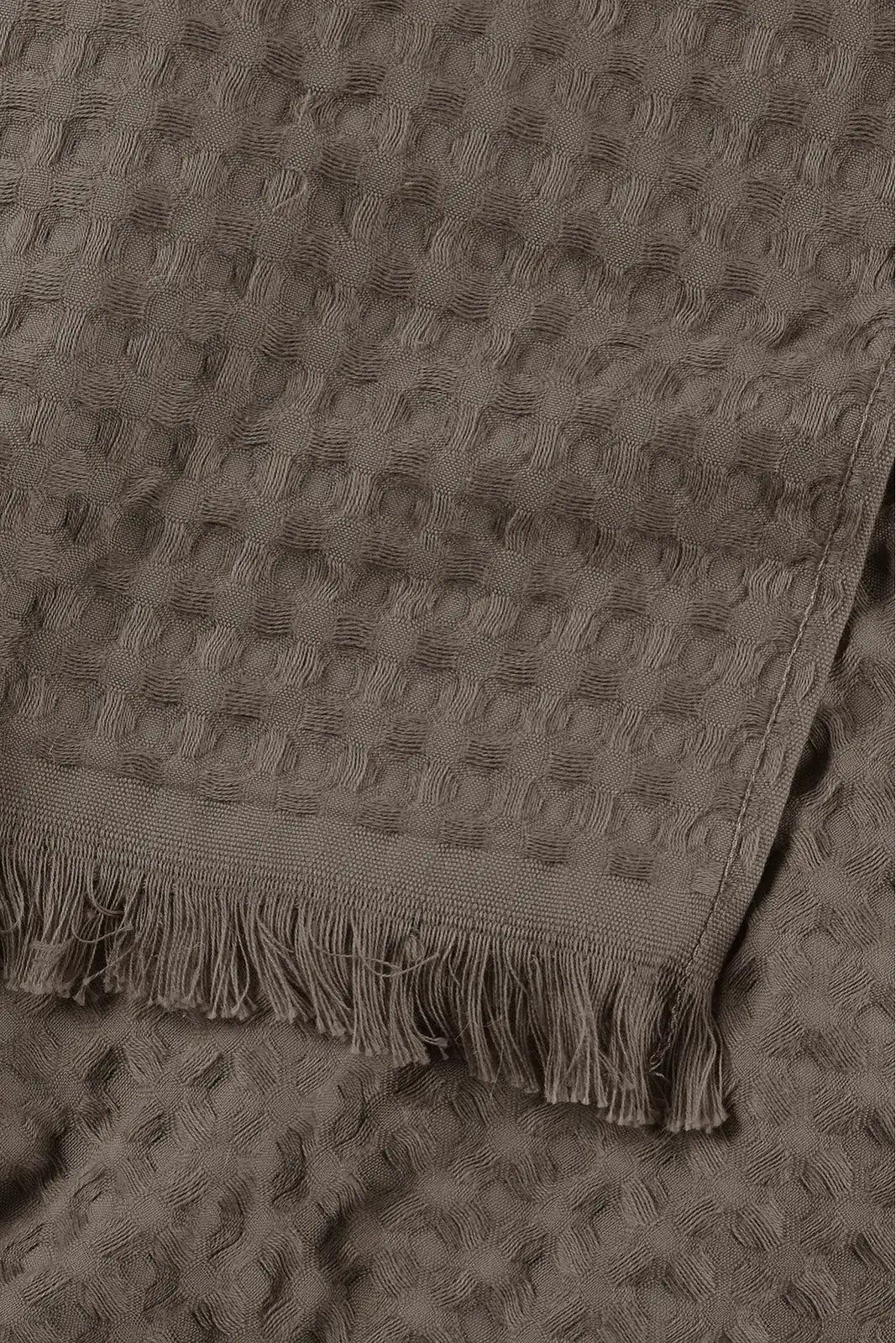 İRYA-Aura Waffle Havlu Gri 50X100-Havlu & Havlu Setleri-7-Milagron.com