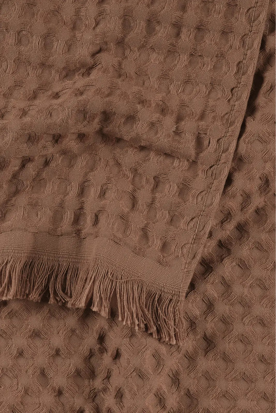 İRYA-Aura Waffle Havlu Kahve 50X100-Havlu & Havlu Setleri-5-Milagron.com