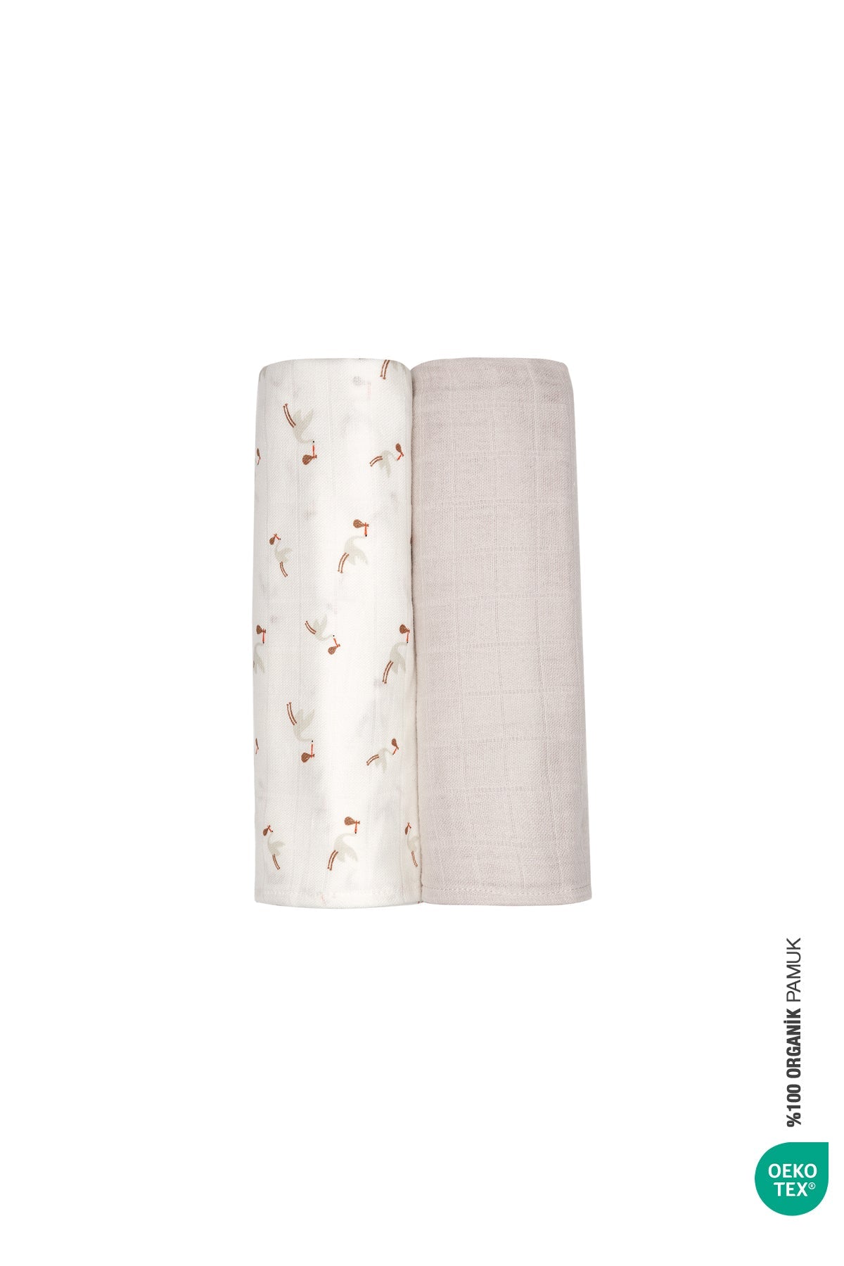 Irya-Bebe Marin çok Amaçlı Müslin örtü 120x120 Bej-Bebek Battaniyesi-12-Milagron.com