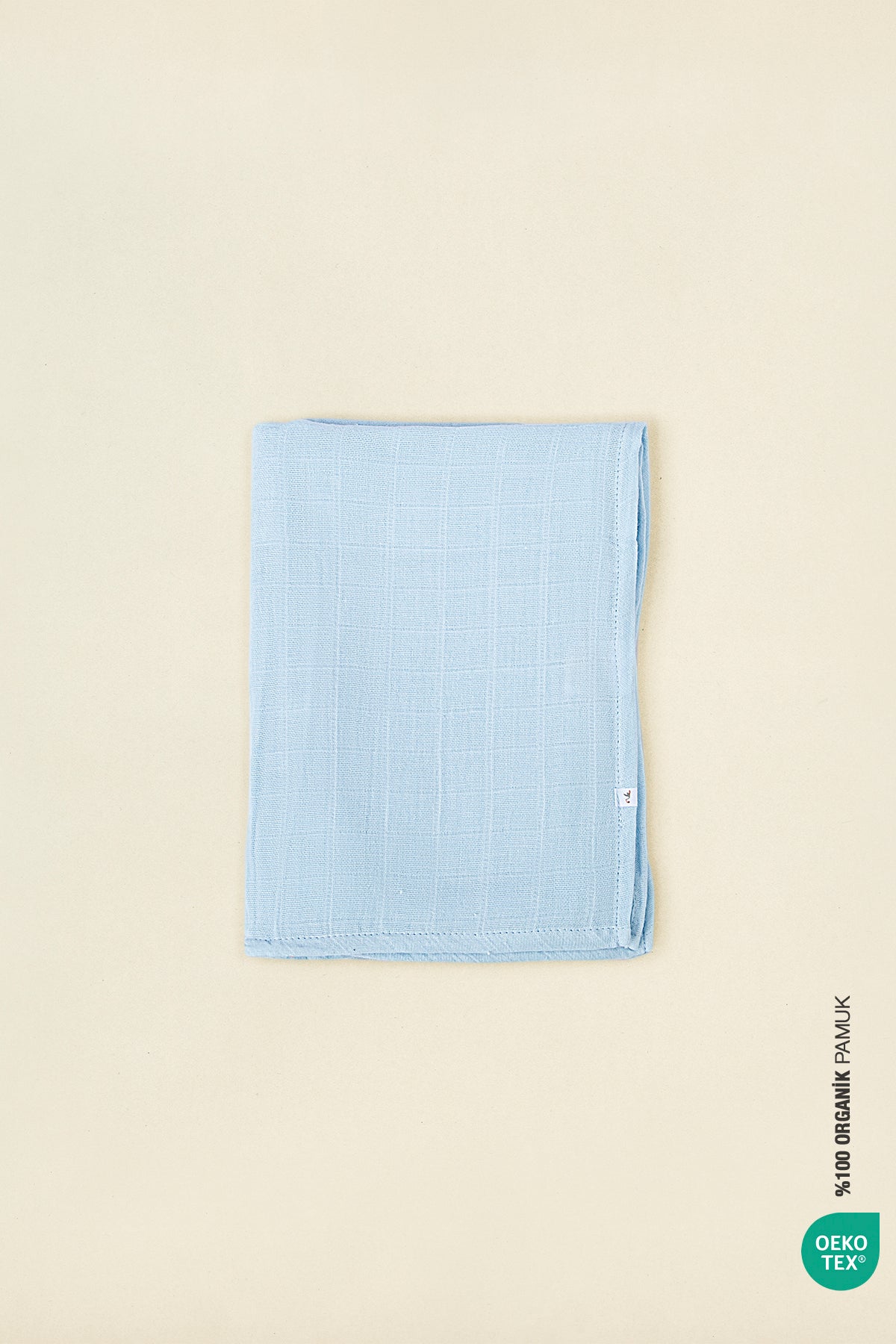 Irya-Bebe Marin çok Amaçlı Müslin örtü 120x120 Mavi-Bebek Battaniyesi-2-Milagron.com