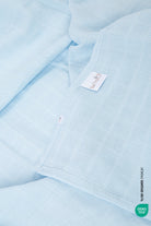 Irya-Bebe Marin çok Amaçlı Müslin örtü 120x120 Mavi-Bebek Battaniyesi-7-Milagron.com