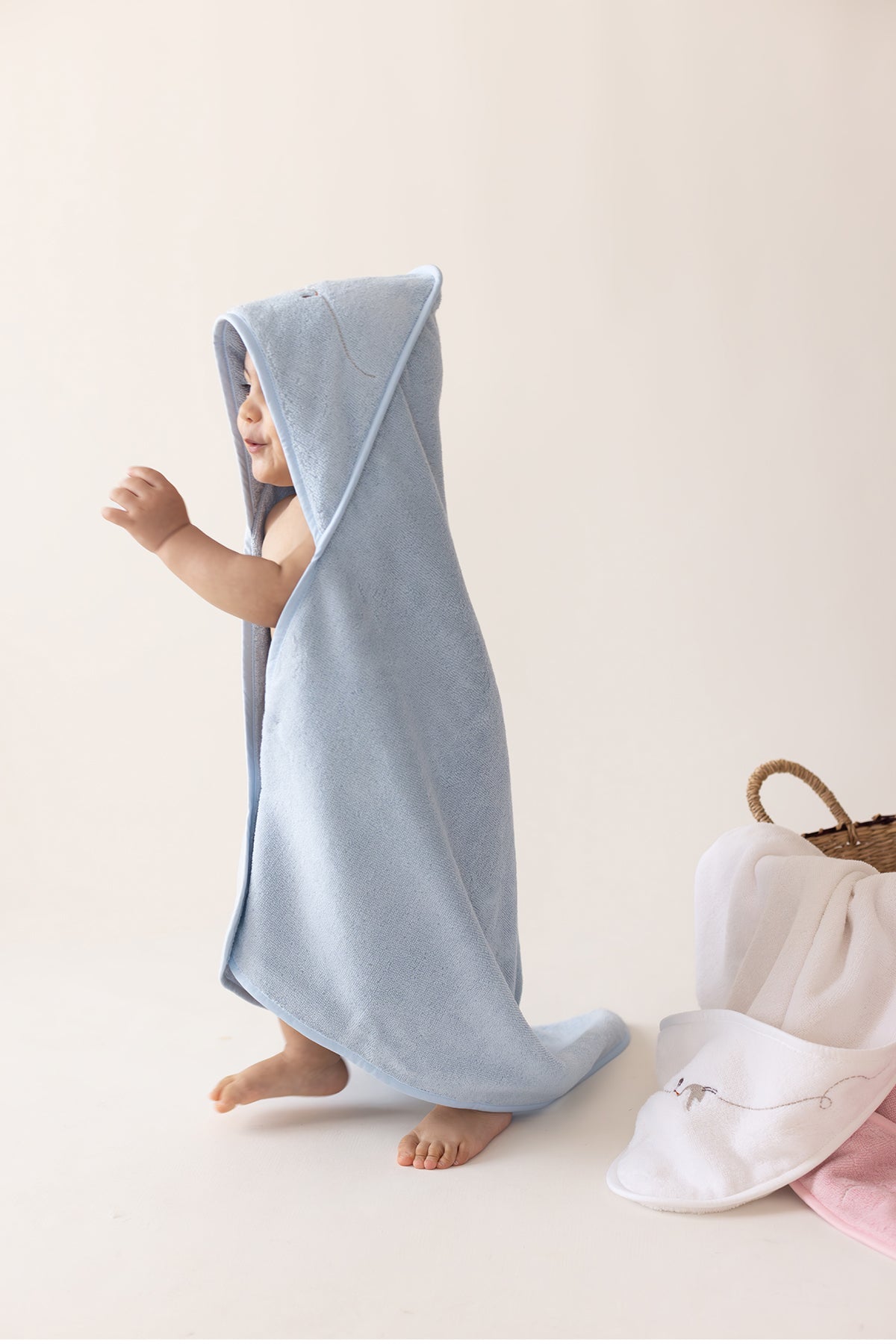 Irya-Bebe Marin Kundak Havlu 75x75 Mavi-Kundak-1-Milagron.com