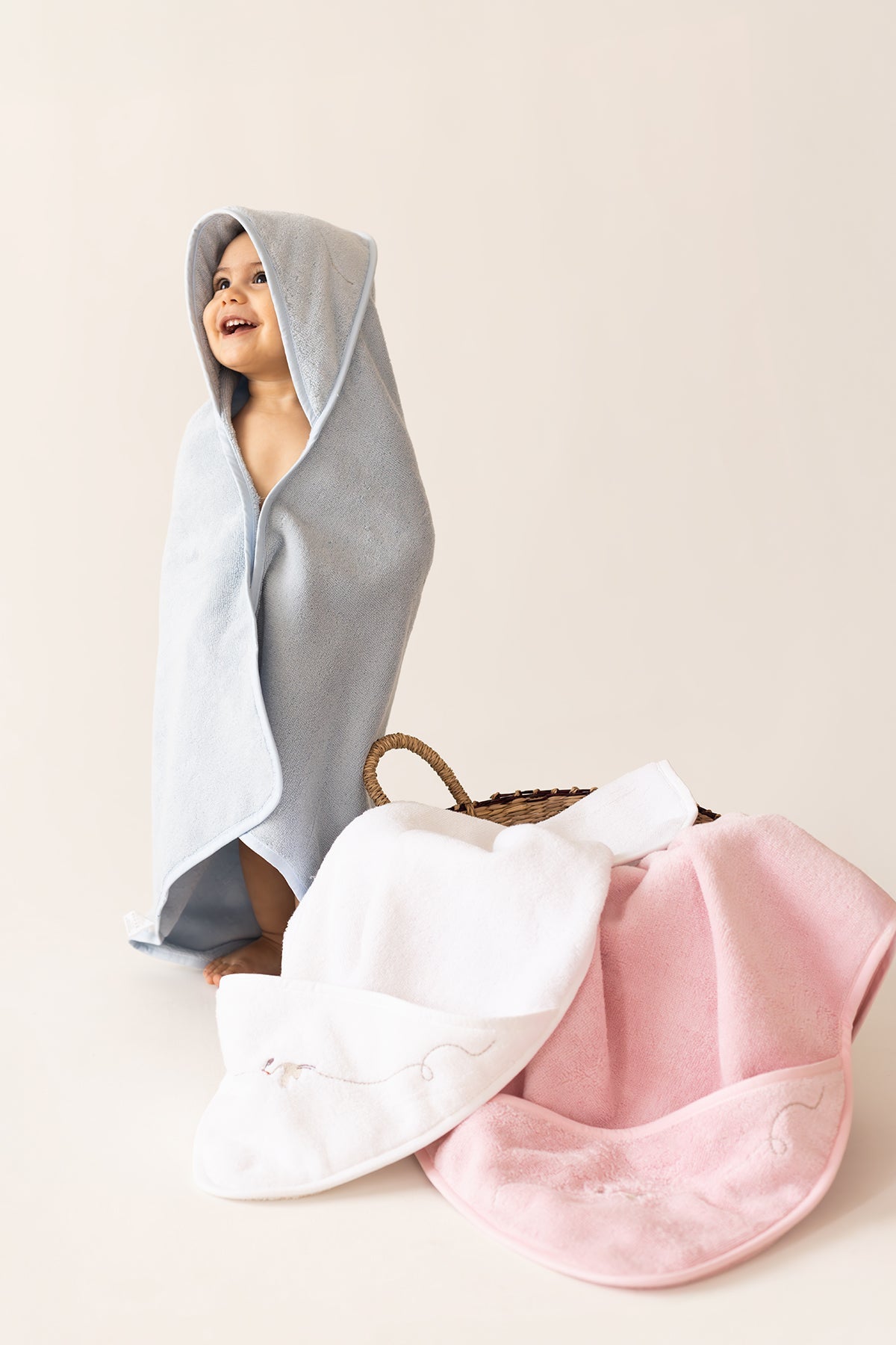 Irya-Bebe Marin Kundak Havlu 75x75 Pembe-Kundak-4-Milagron.com