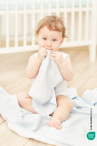 Irya-Bebe Marin Mermaid Müslin Battaniye 120x120 Mavi-Bebek Battaniyesi-4-Milagron.com