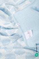 Irya-Bebe Marin Seashell Müslin Battaniye 120x120 Mavi-Bebek Battaniyesi-9-Milagron.com