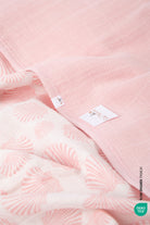Irya-Bebe Marin Seashell Müslin Battaniye 120x120 Pembe-Bebek Battaniyesi-11-Milagron.com