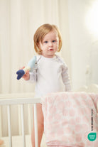 Irya-Bebe Marin Seashell Müslin Battaniye 120x120 Pembe-Bebek Battaniyesi-7-Milagron.com