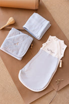 Irya-Bebemarin 3'lü Organik Yenidoğan Hediye Seti Mavi | Battaniye, Tulum, Kundak-Kundak-1-Milagron.com